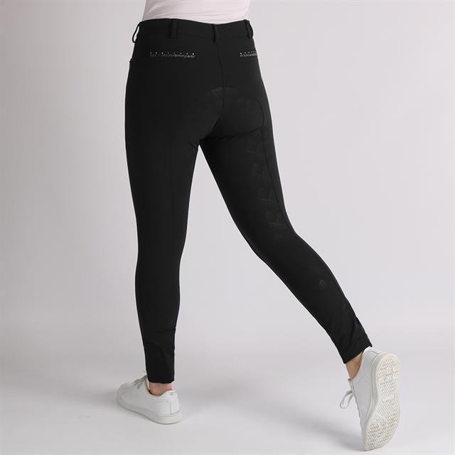Pantalon d'équitation Alexa fond silicone Horka Noir