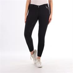 Pantalon d'équitation Basic Full Grip Barato Noir