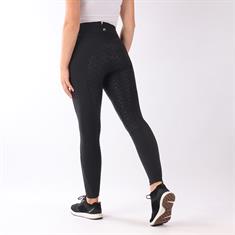 Pantalon d'équitation Billi Softshell Fond silicone Montar Noir