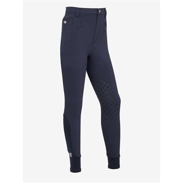 Pantalon d'équitation Boys fond full grip LeMieux Bleu foncé