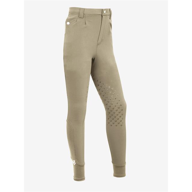 Pantalon d'équitation Boys fond full grip LeMieux Marron clair