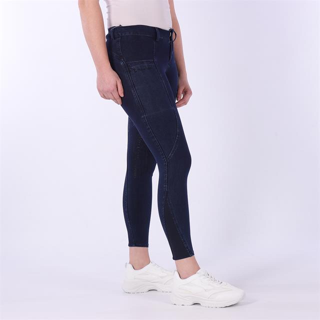 Pantalon d'équitation Crystal Enfantss Montar Denim