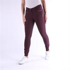 Pantalon d'équitation El Capone Full Grip Imperial Riding Rouge foncé
