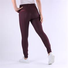 Pantalon d'équitation El Capone Full Grip Imperial Riding Rouge foncé