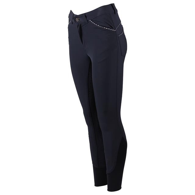 Pantalon d'équitation Elodie Diamond Enfantss Full Grip Easy Rider Bleu foncé
