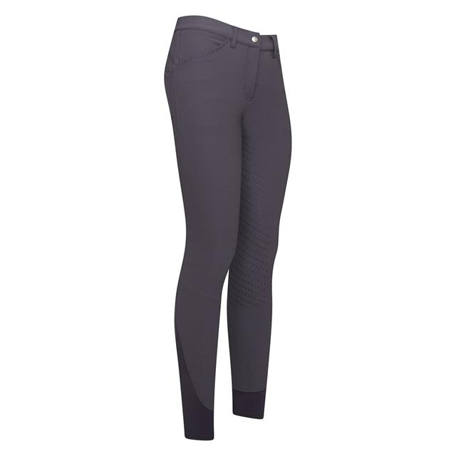 Pantalon d'équitation Elodie Diamond Enfantss Full Grip Easy Rider Gris