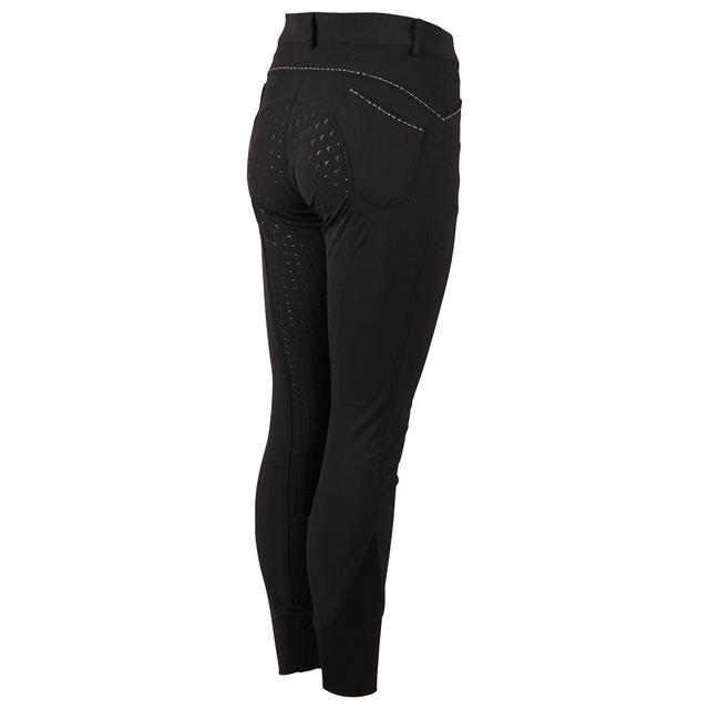 Pantalon d'équitation Elodie Diamond Enfantss Full Grip Easy Rider Noir