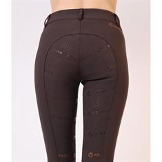 Pantalon d'équitation Erin Pearl Bias Soft-Tech Full Grip Montar Marron