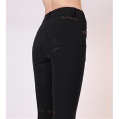 Pantalon d'équitation Erin Pearl Bias Soft-Tech Full Grip Montar Noir