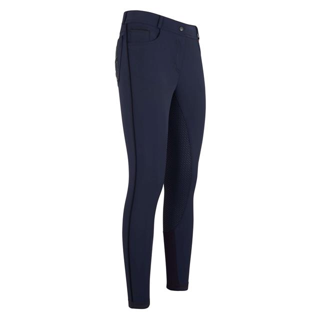 Pantalon d'équitation ESIndigo Diamond Full Grip euro-star Bleu foncé