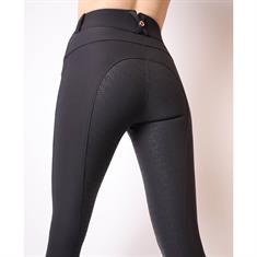 Pantalon d'équitation Femka Yati Crystal Rosegold Full Grip Montar Noir