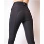 Pantalon d'équitation Femka Yati Crystal Rosegold Full Grip Montar Rouge foncé