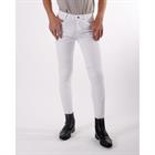 Pantalon d'équitation Fillip Basanes Grip Enfantss QHP Blanc