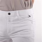 Pantalon d'équitation Fillip Basanes Grip Enfantss QHP Blanc