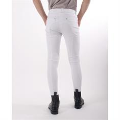 Pantalon d'équitation Fillip Basanes Grip Enfantss QHP Blanc