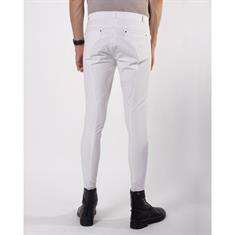 Pantalon d'équitation Fillip Basanes Grip Hommes QHP Blanc