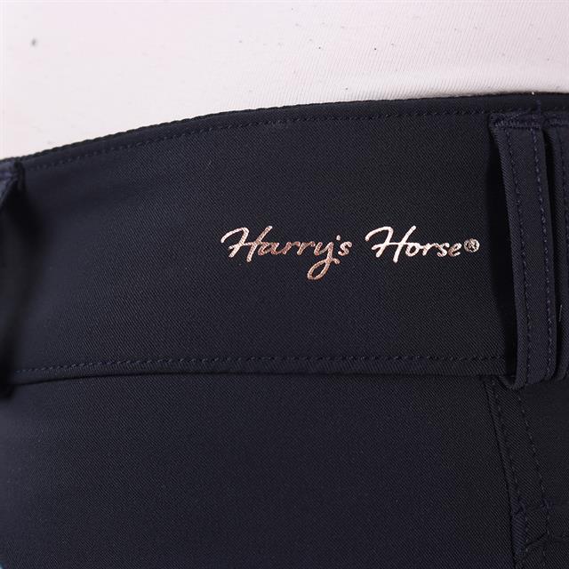 Pantalon d'équitation fond full-grip Denici Cavalli Indigo Harry's Horse Bleu foncé