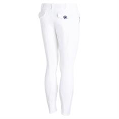 Pantalon d'équitation fond full-grip pour homme Gary Montar Blanc
