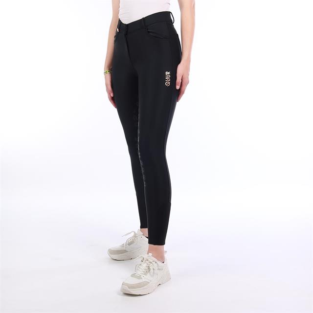 Pantalon d'équitation fond full-grip Qgjulia Quur Noir