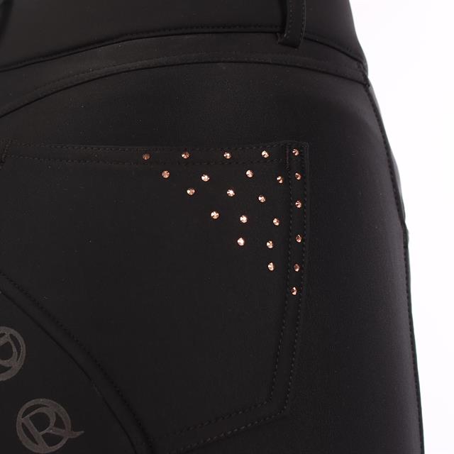 Pantalon d'équitation fond full-grip Qgjulia Quur Noir