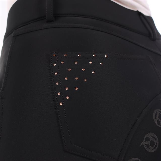 Pantalon d'équitation fond full-grip Qgjulia Quur Noir