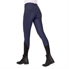 Pantalon d'équitation fond grip PerformNow PresTeq Bleu foncé