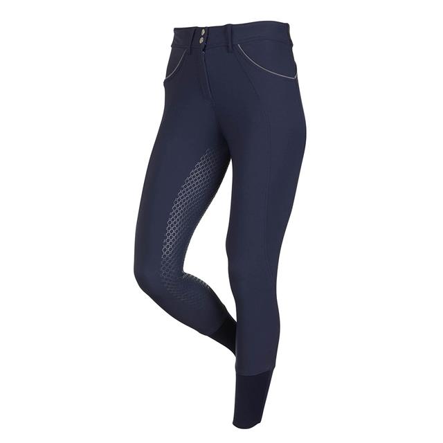 Pantalon d'équitation Freya Fond silicone LeMieux Bleu foncé-gris