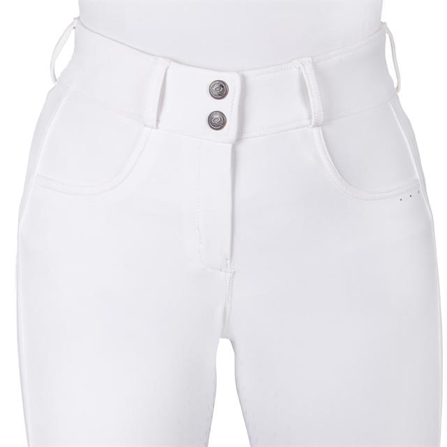 Pantalon d'équitation Full Grip Kae QHP Blanc