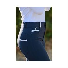 Pantalon d'équitation Fun Basanes Grip Enfants Pénélope Bleu foncé