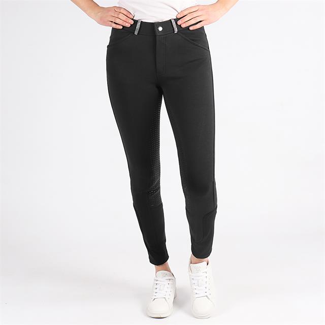 Pantalon d'équitation Glam Enfantss Full Grip Epplejeck Noir