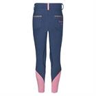 Pantalon d'équitation Jolly Presto Enfantss Full Grip Horka Bleu foncé