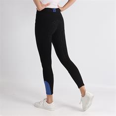 Pantalon d'équitation Junior Full Grip QHP Noir