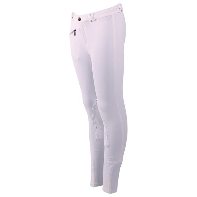 Pantalon d'équitation Junior Q-Essentials Blanc