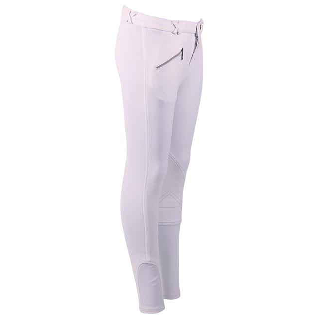 Pantalon d'équitation Junior Q-Essentials Blanc