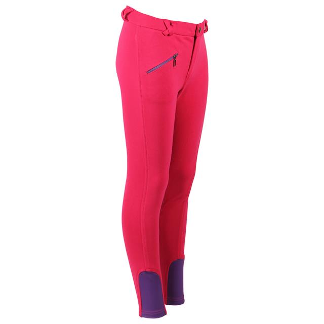 Pantalon d'équitation Junior Q-Essentials Rose foncé