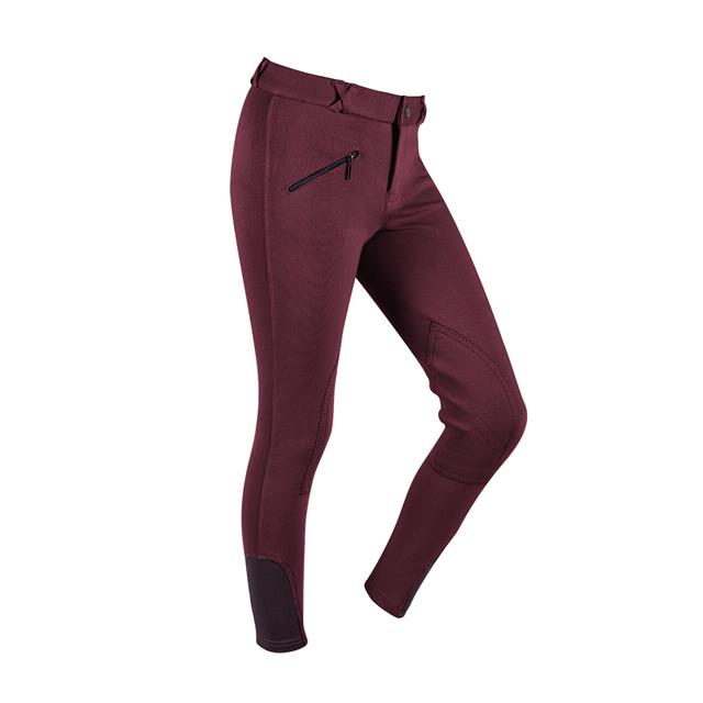 Pantalon d'équitation Junior Q-Essentials Rouge foncé