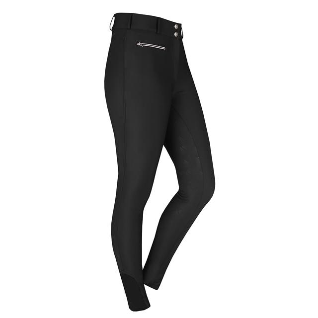 Pantalon d'équitation Kiana Enfants Fond en silicone Horka Noir