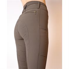 Pantalon d'équitation Luna Yati Full Grip Montar Marron clair