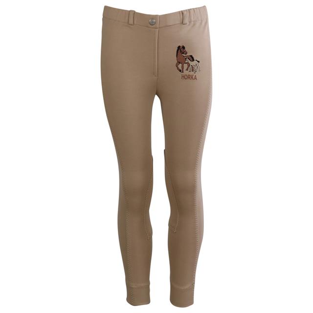 Pantalon d'équitation Mini Enfants Horka Marron clair