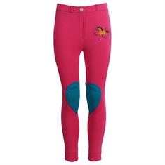 Pantalon d'équitation Mini Enfants Horka Rose foncé