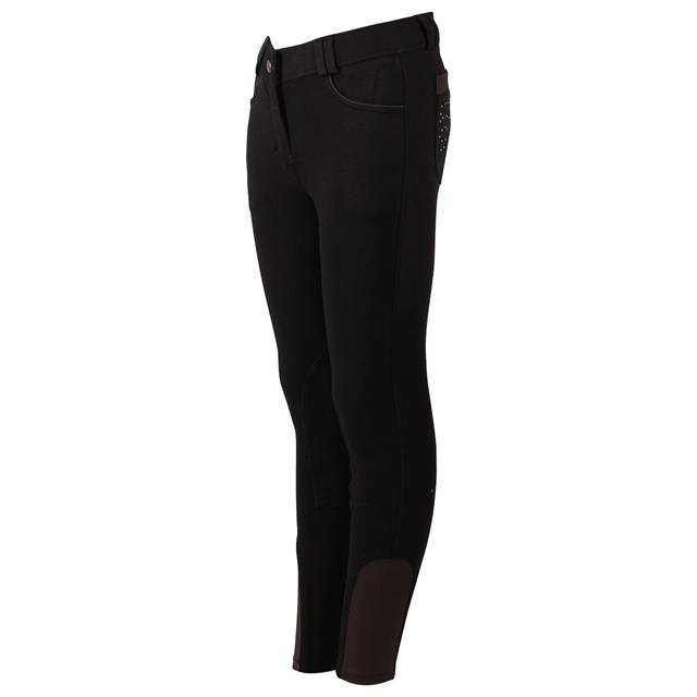 Pantalon d'équitation Pearl Enfantss QHP Noir