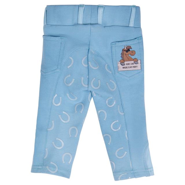 Pantalon d'équitation pour bébé Bobby Enfantss QHP Bleu clair