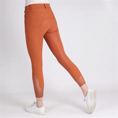 Pantalon d'Équitation QBlayze Full Grip Quur Marron