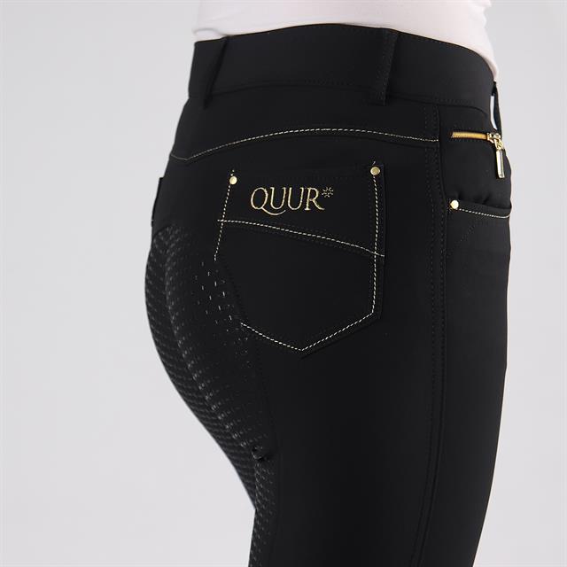 Pantalon d'Équitation QBlayze Full Grip Quur Noir