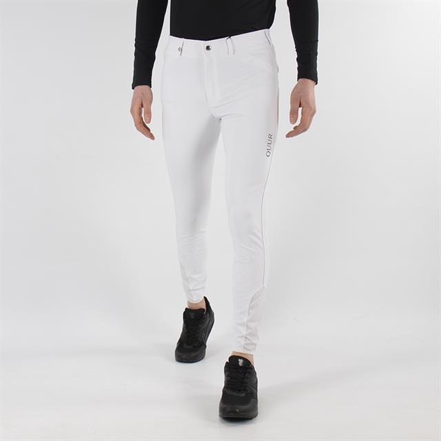 Pantalon d'équitation QHugo Homme Knee Grip QUUR Blanc