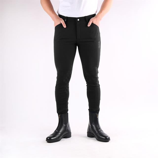 Pantalon d'équitation QHugo Homme Knee Grip QUUR Noir