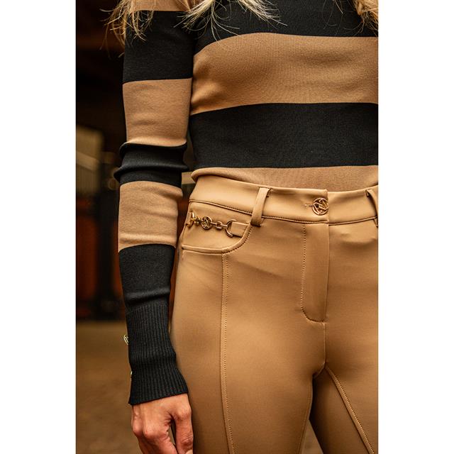 Pantalon d'équitation Signature N Brands X Epplejeck Marron