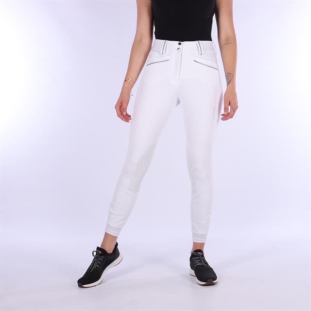 Pantalon d'équitation Tri Factor Grace Basanes Grip Ariat Blanc
