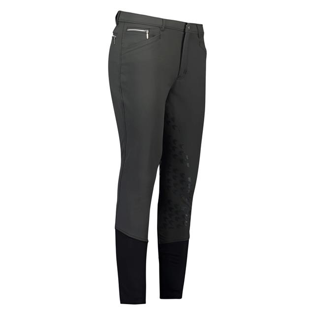 Pantalon d'Équitation Victor Full Grip Hommes Easy Rider Gris