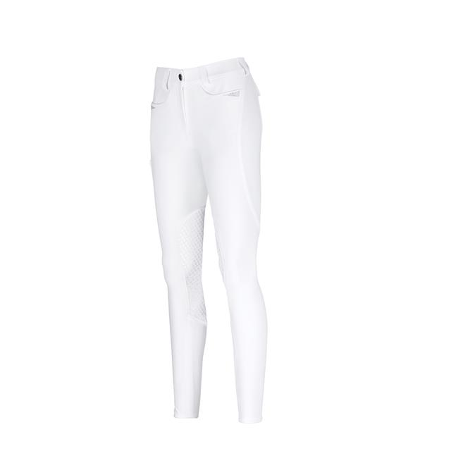 Pantalon d'équitation à basane grip Laure Pikeur Blanc